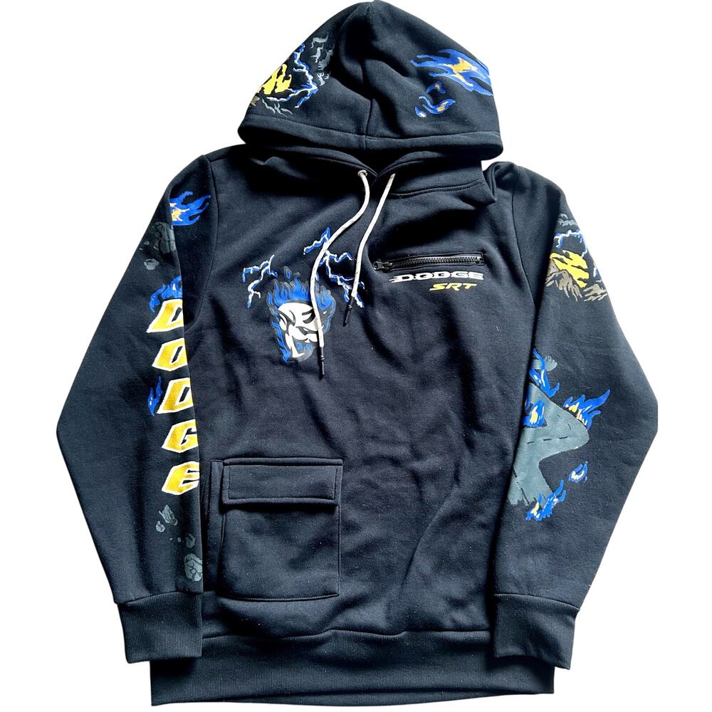 Reason X Dodge Limited Ed Sz L Collaboration Speed Demon SRT Graphic Hoodie EUC